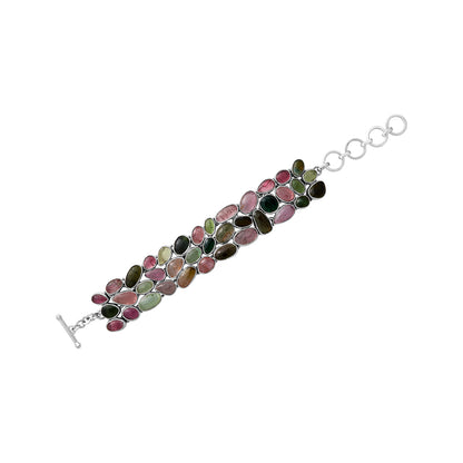 Sterling Silver Bracelet Tourmaline