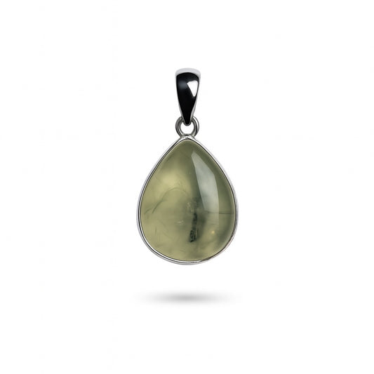 Sterling Silver Pendant Prehnite