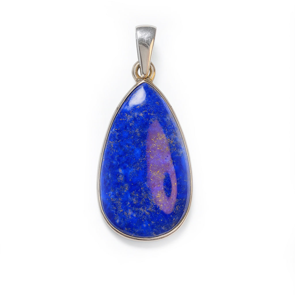 Sterling Silver Pendant Lapis