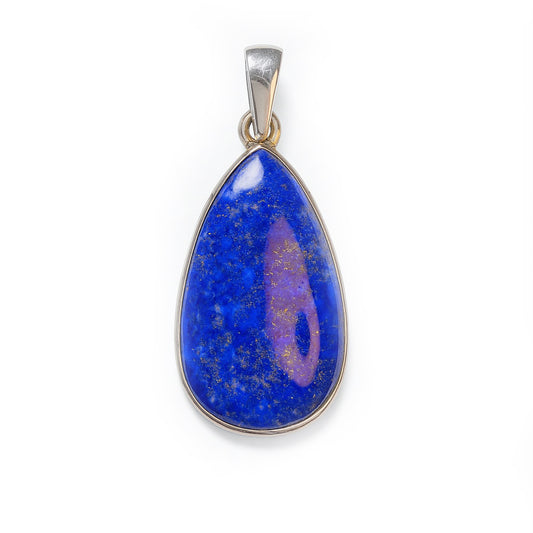 Sterling Silver Pendant Lapis