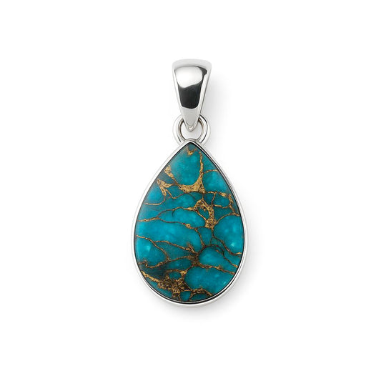 Sterling Silver Pendant Mojave Turquoise