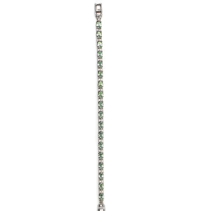 Sterling Silver Bracelet Green Kyanite  IGB-177