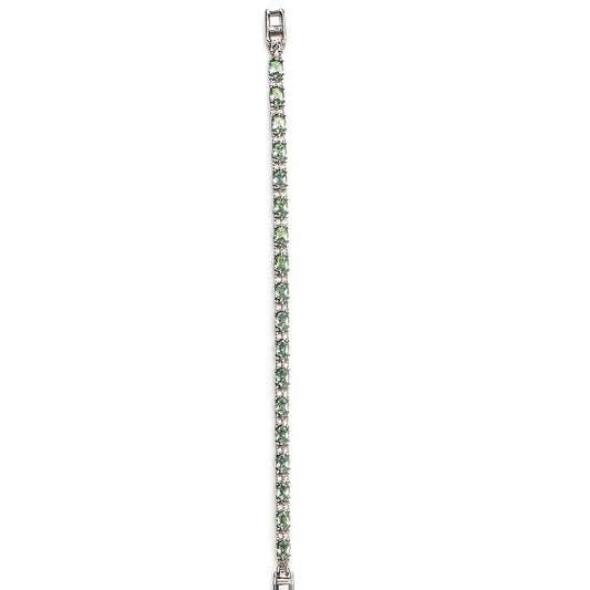 Sterling Silver Bracelet Green Kyanite  IGB-177