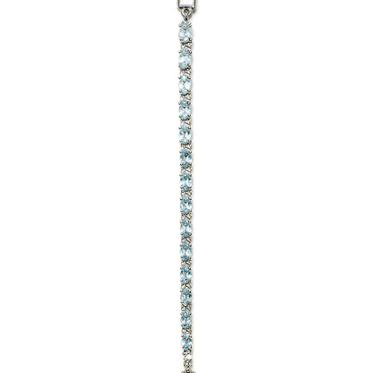 Sterling Silver Bracelet Blue Topaz  IGB-177