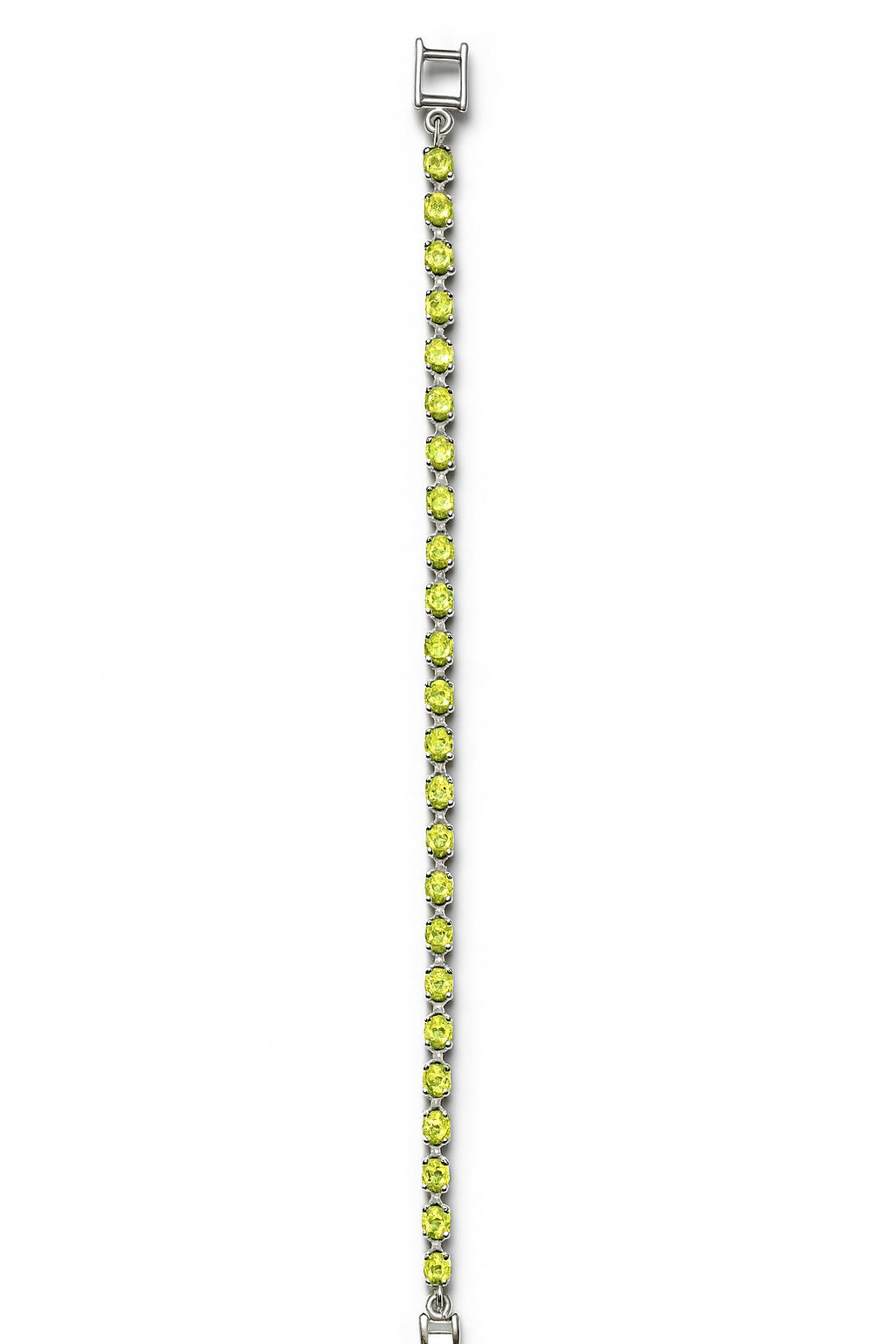 Sterling Silver Bracelet Peridot  IGB-196
