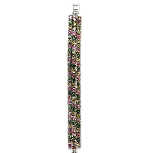 Sterling Silver Bracelet Tourmaline  IGB-194