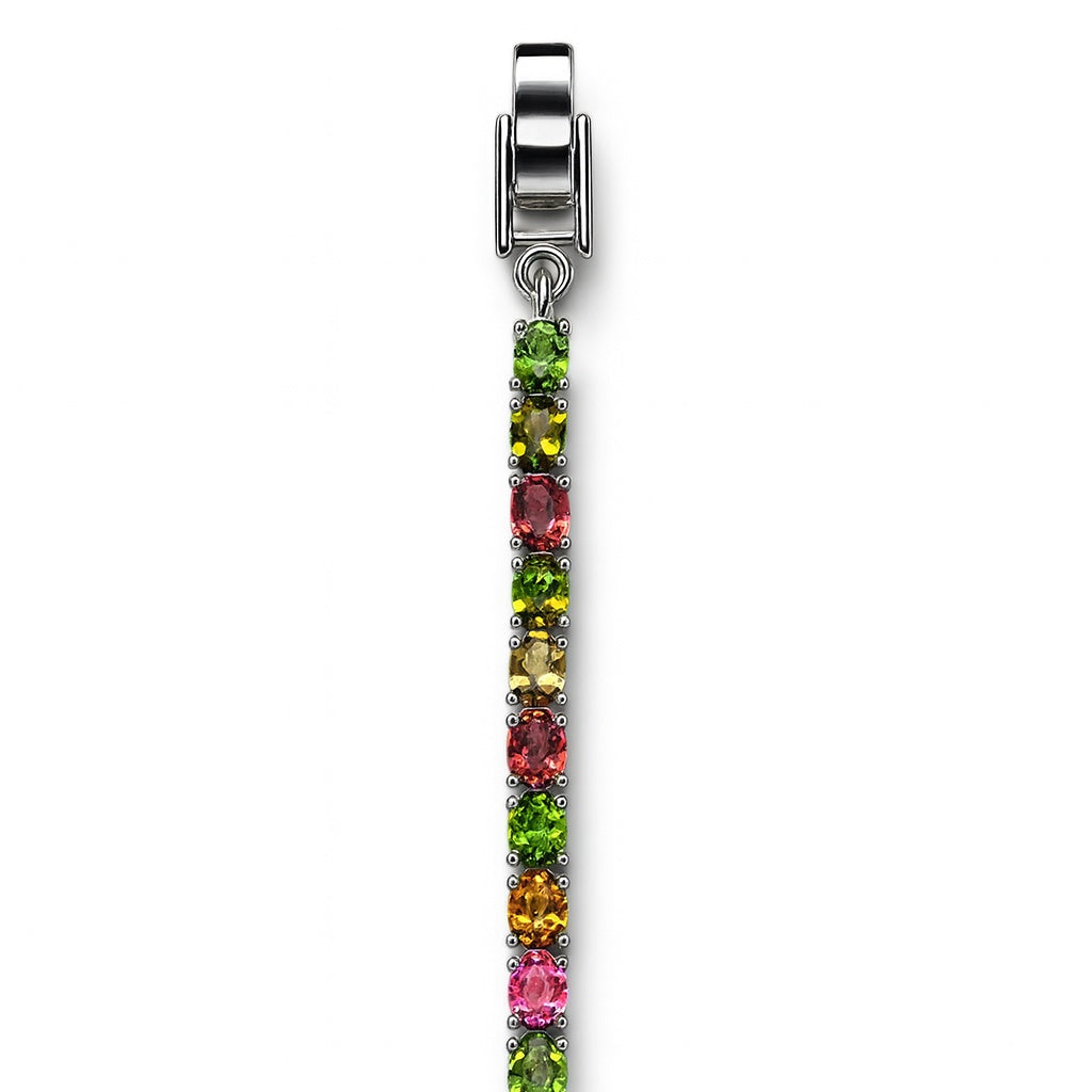 Sterling Silver Bracelet Tourmaline  IGB-111