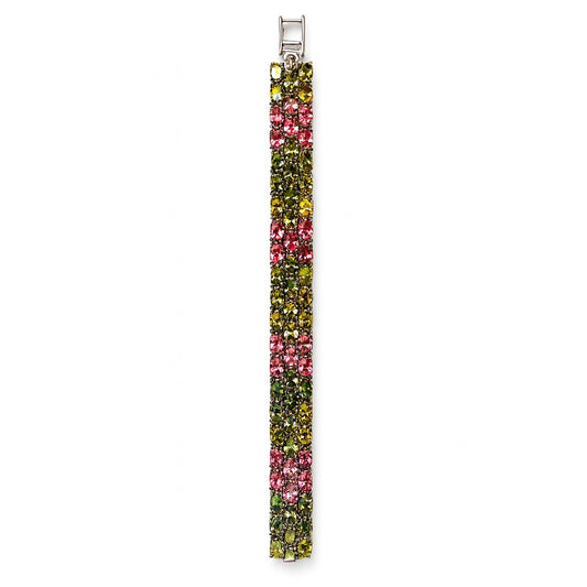 Sterling Silver Bracelet Tourmaline  IGB-195