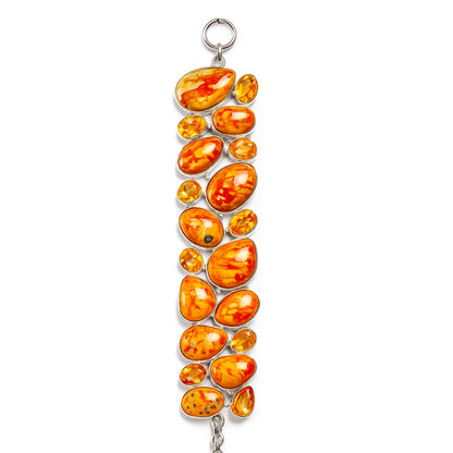 Sterling Silver Bracelet Deerfawn Citrine