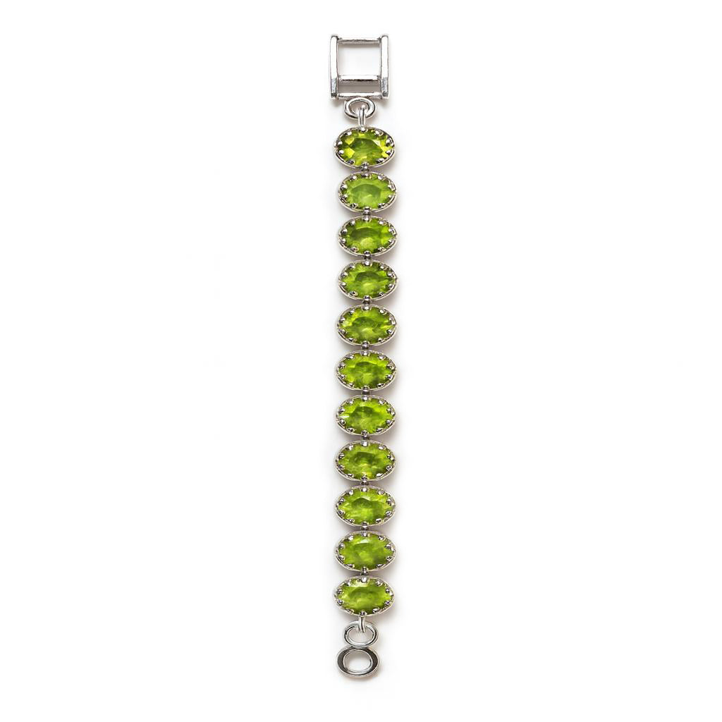 Sterling Silver Bracelet Peridot  IGB-174