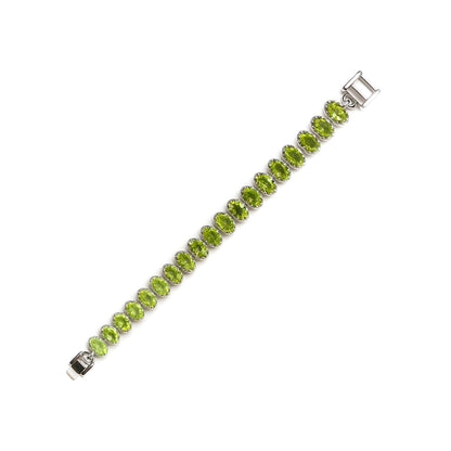 Sterling Silver Bracelet Peridot  IGB-174