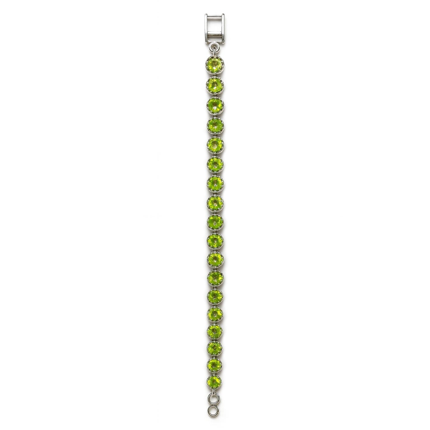 Sterling Silver Bracelet Peridot  IGB-174
