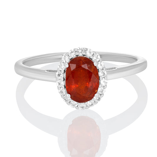 Sterling Silver Ring Orange Kyanite  IGR-2304 Size 9