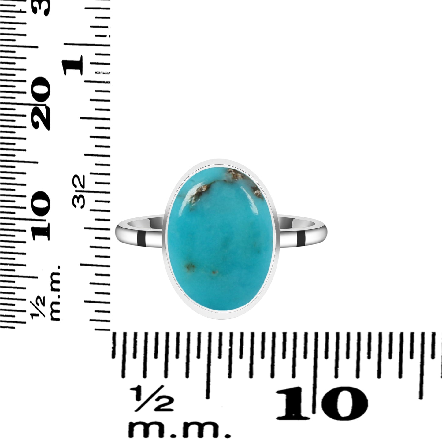 Sterling Silver Ring Turquoise  IGR-2831 Size 10