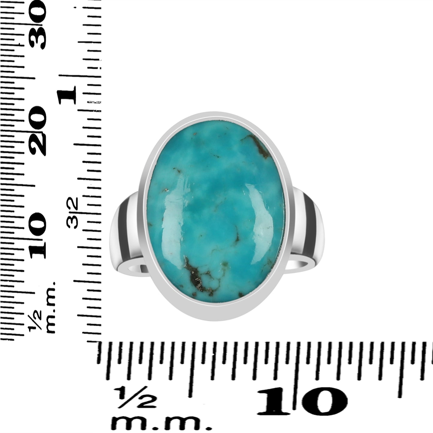 Sterling Silver Ring Turquoise  IGR-2129 Size 10