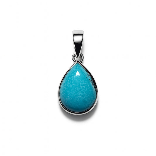 Sterling Silver Pendant Turquoise  IGP-475