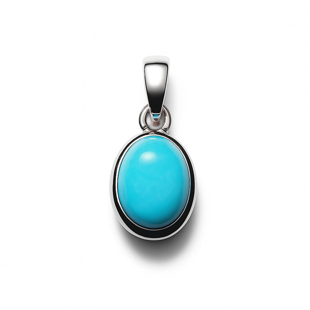 Sterling Silver Pendant Turquoise  IGP-682