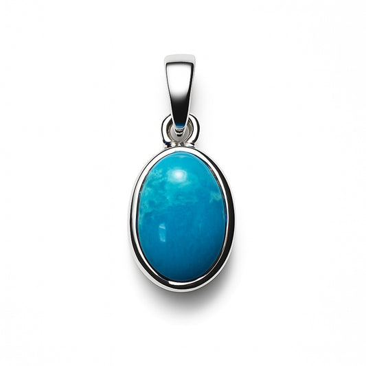 Sterling Silver Pendant Turquoise  IGP-719