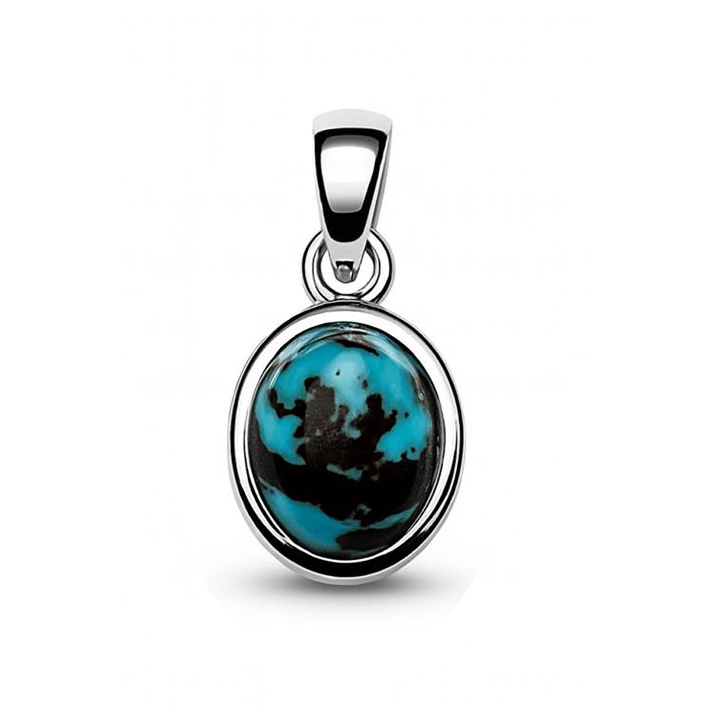 Sterling Silver Pendant Turquoise  IGP-683