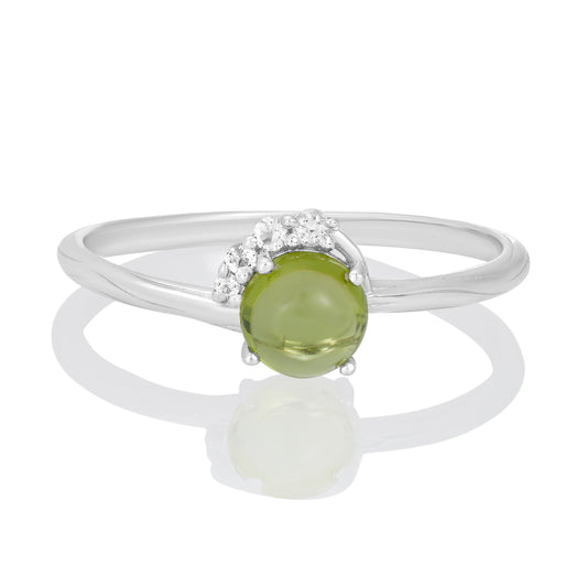 Sterling Silver Ring Peridot  IGR-1932 Size 10