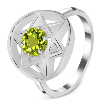 Sterling Silver Ring Peridot  IGR-2137 Size 5