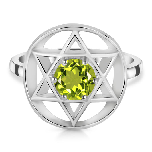 Sterling Silver Ring Peridot  IGR-2137 Size 8