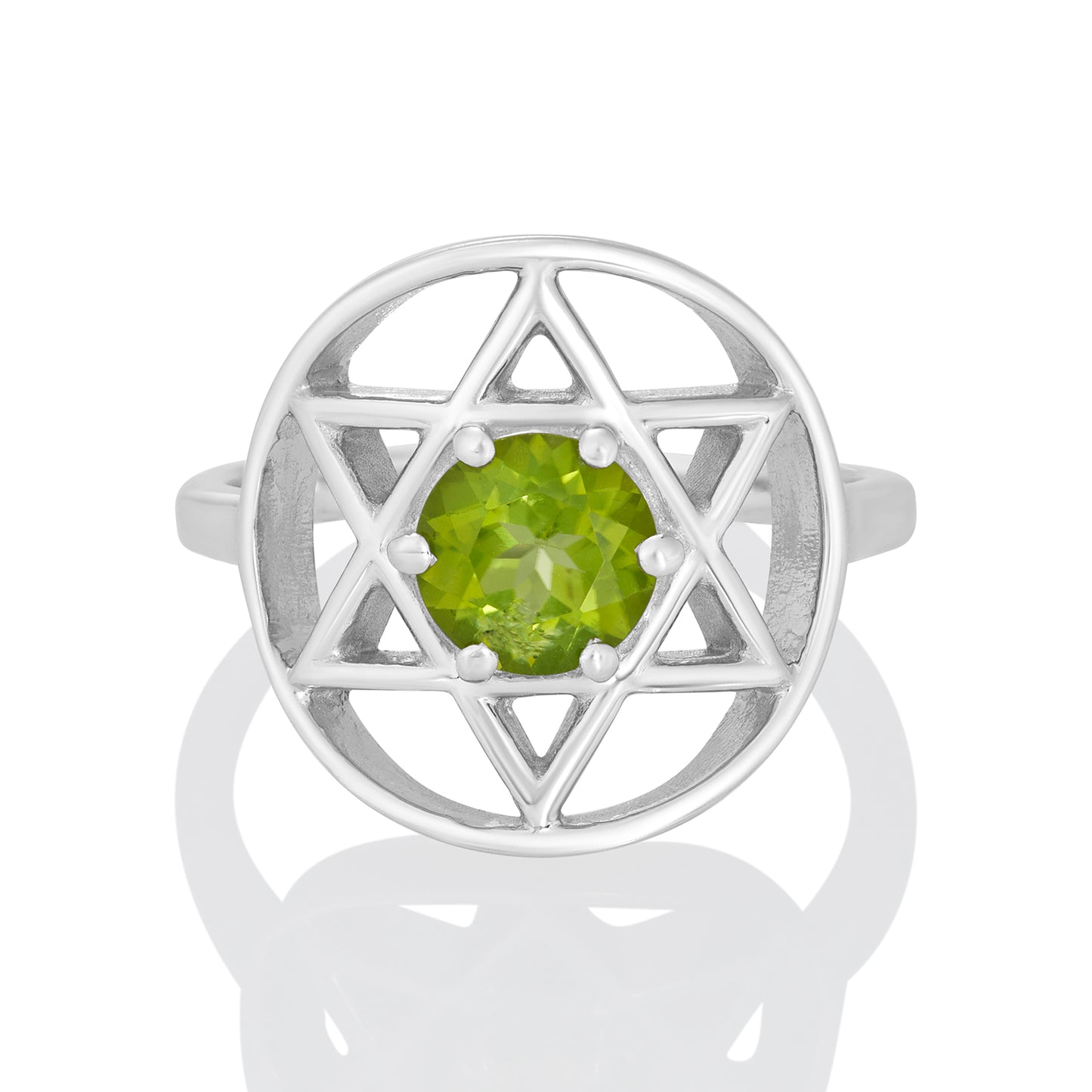 Sterling Silver Ring Peridot  IGR-2137 Size 5