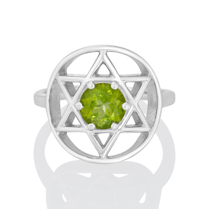 Sterling Silver Ring Peridot  IGR-2137 Size 5