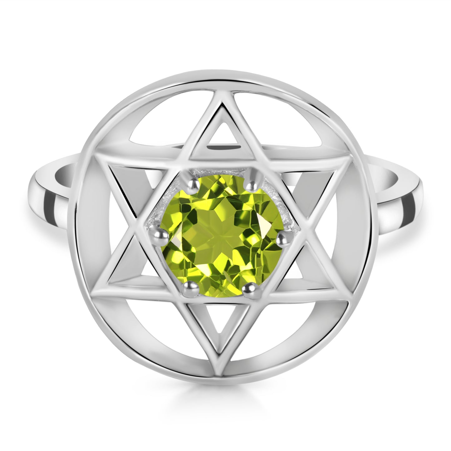 Sterling Silver Ring Peridot  IGR-2137 Size 6