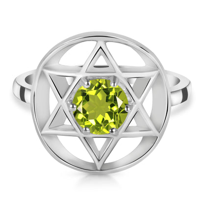 Sterling Silver Ring Peridot  IGR-2137 Size 5