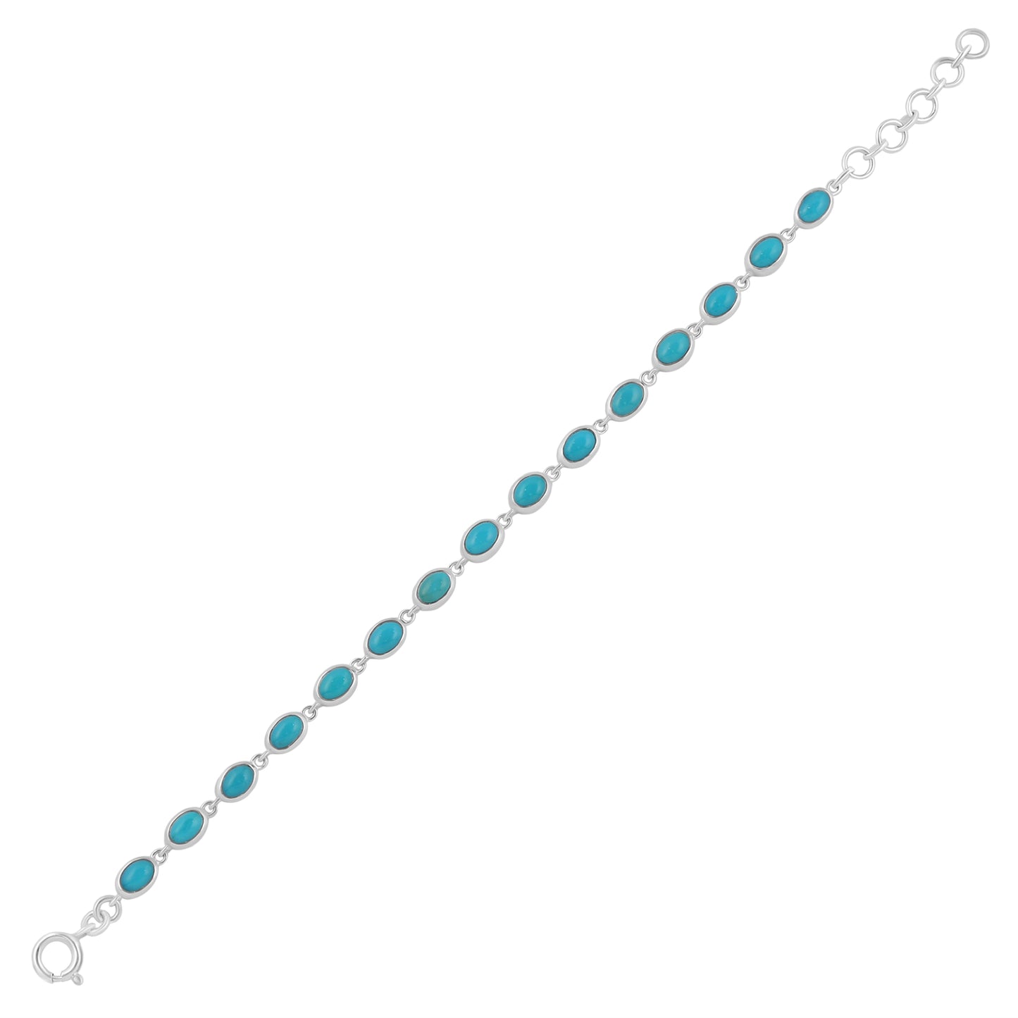 Sterling Silver Bracelet Turquoise  IGB-113
