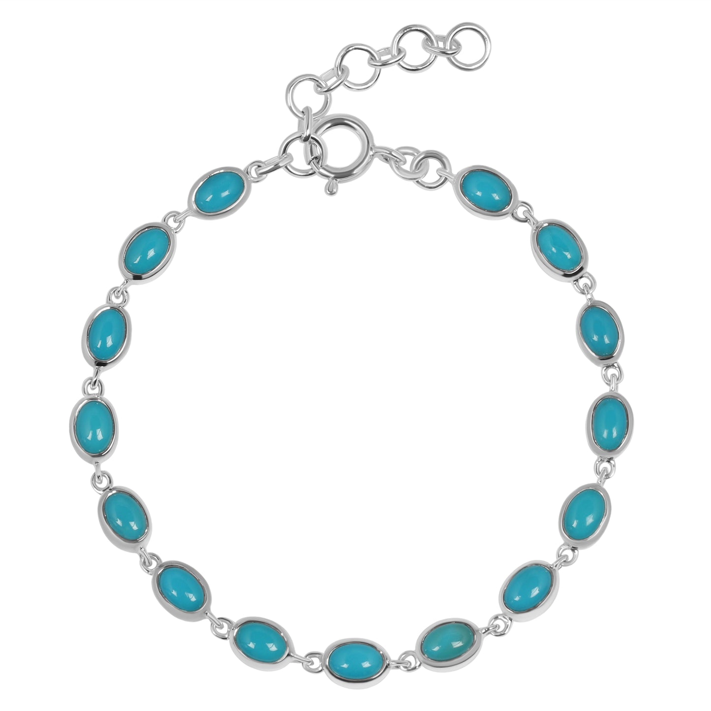 Sterling Silver Bracelet Turquoise  IGB-113
