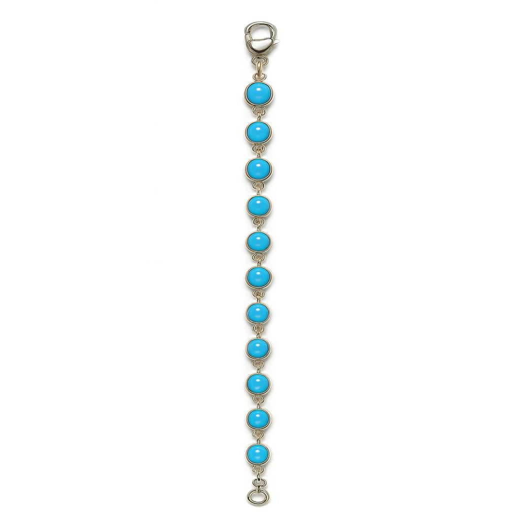 Sterling Silver Bracelet Turquoise  IGB-113