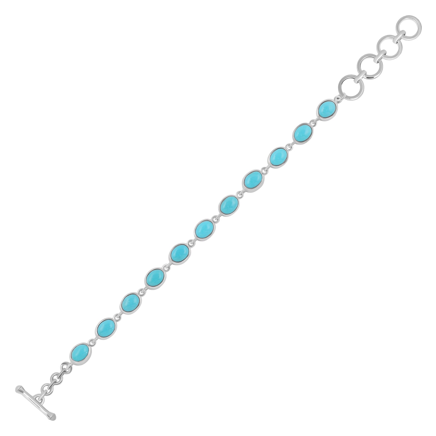 Sterling Silver Bracelet Turquoise  IGB-114