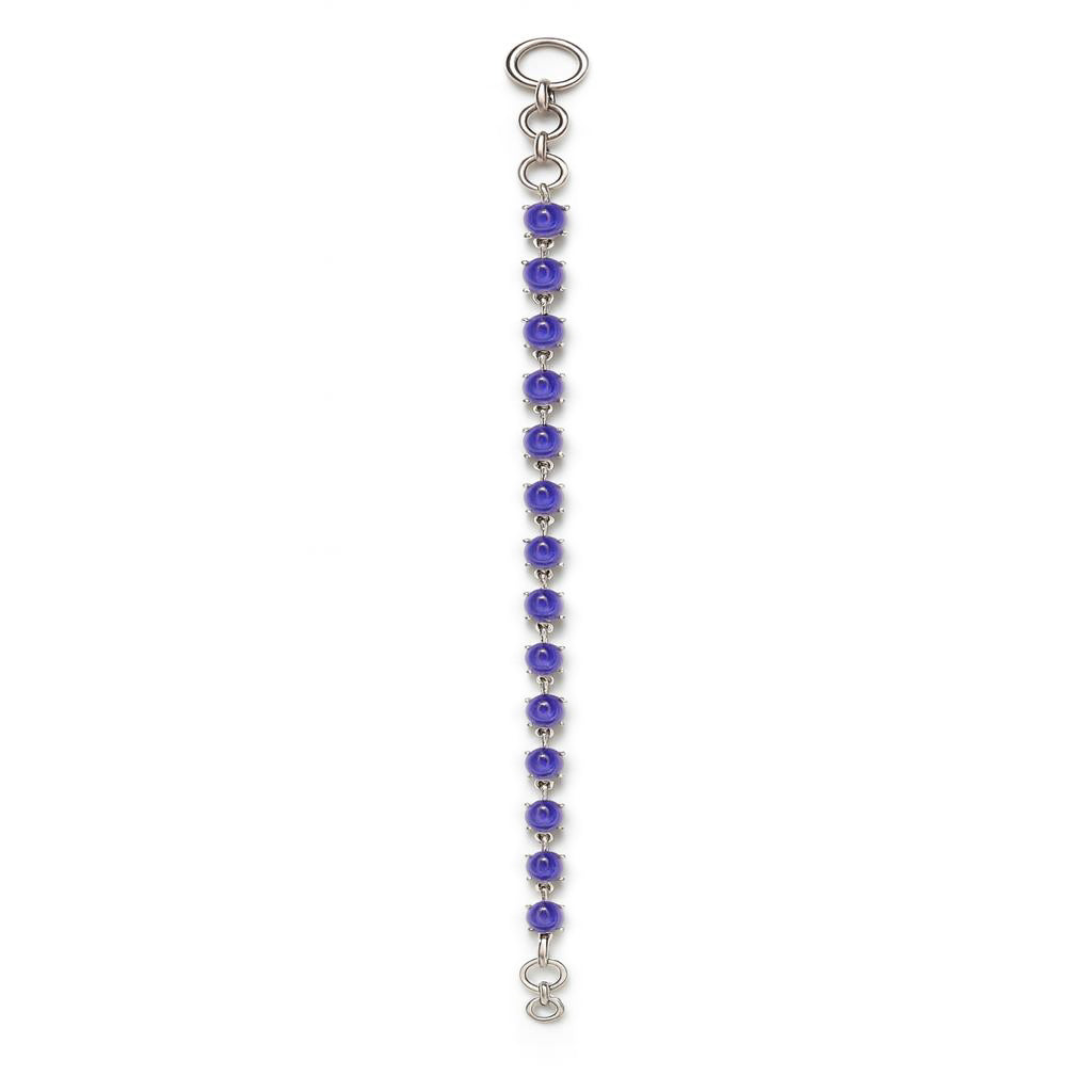 Sterling Silver Bracelet Tanzanite  IGB-70