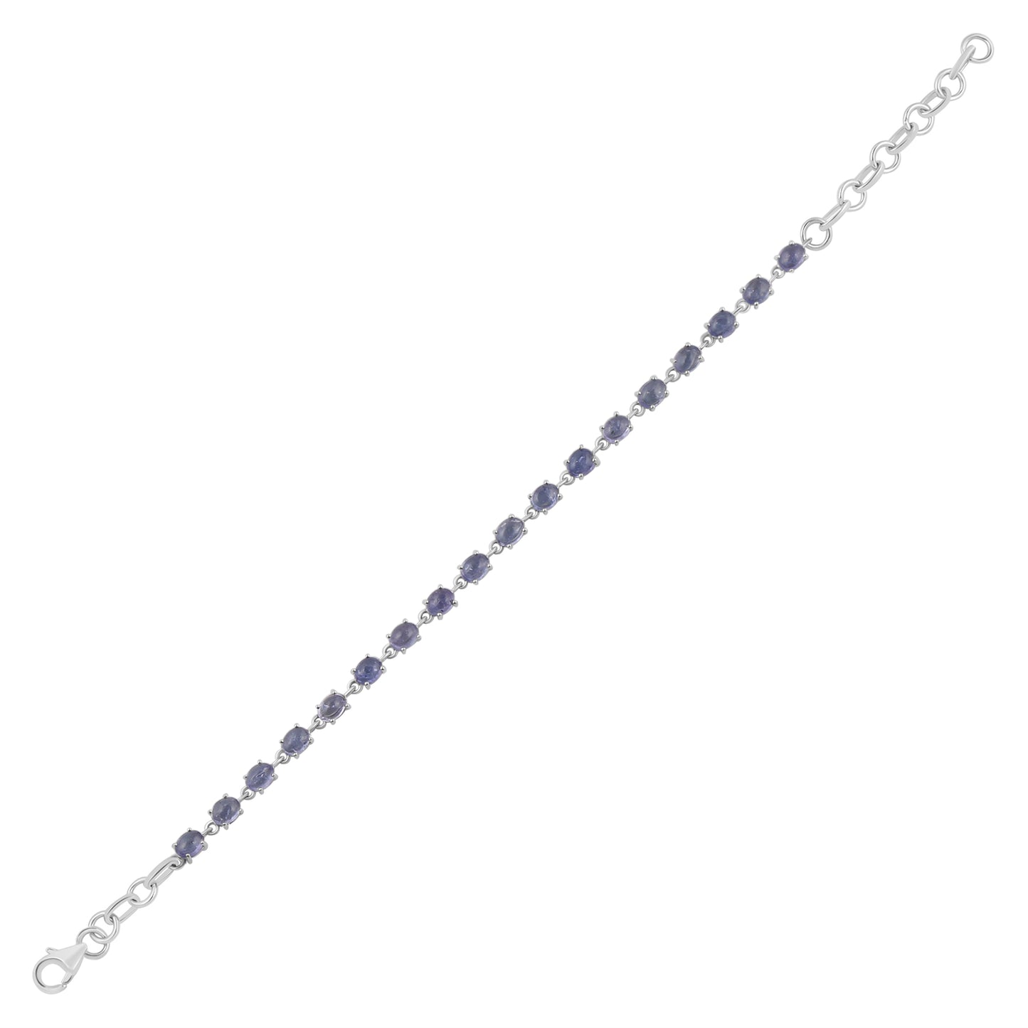 Sterling Silver Bracelet Tanzanite  IGB-69
