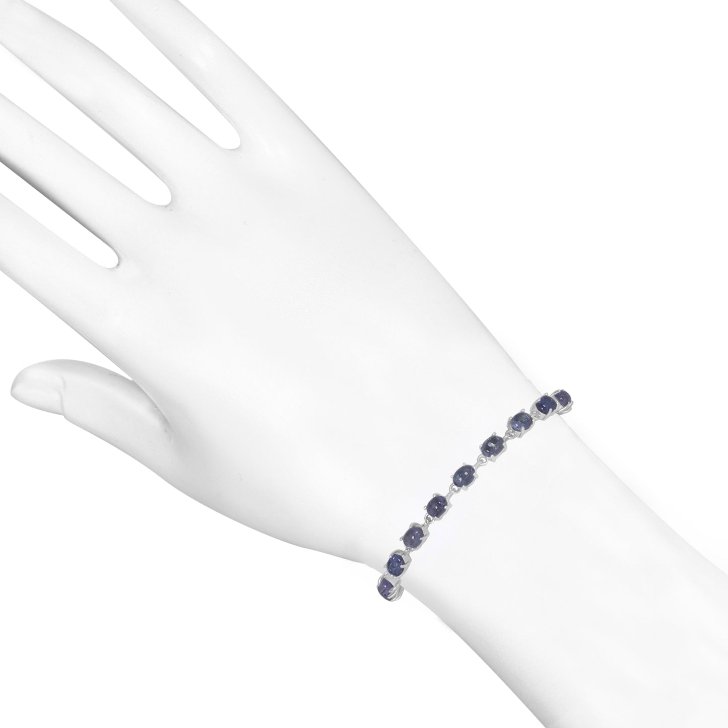 Sterling Silver Bracelet Tanzanite  IGB-69