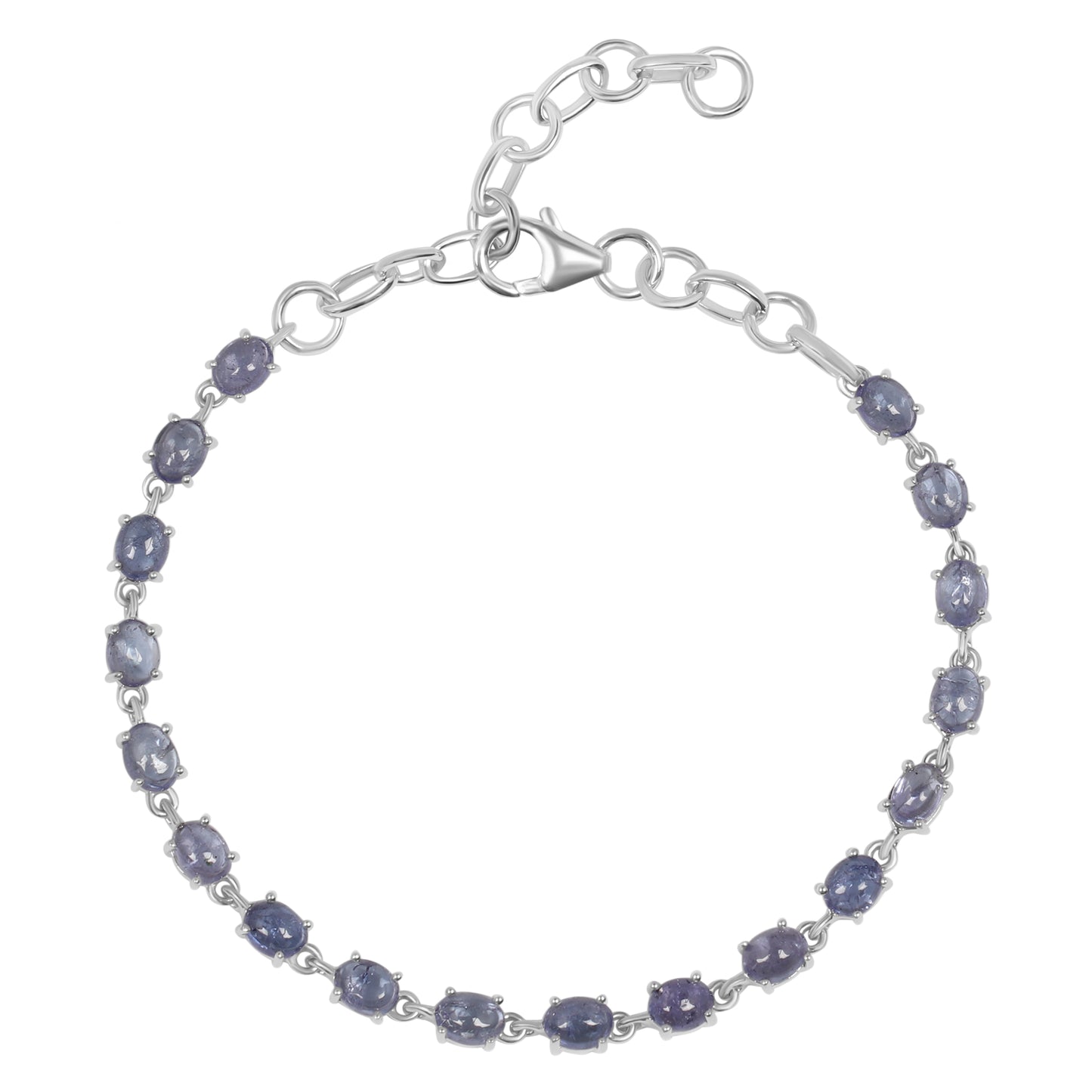 Sterling Silver Bracelet Tanzanite  IGB-69
