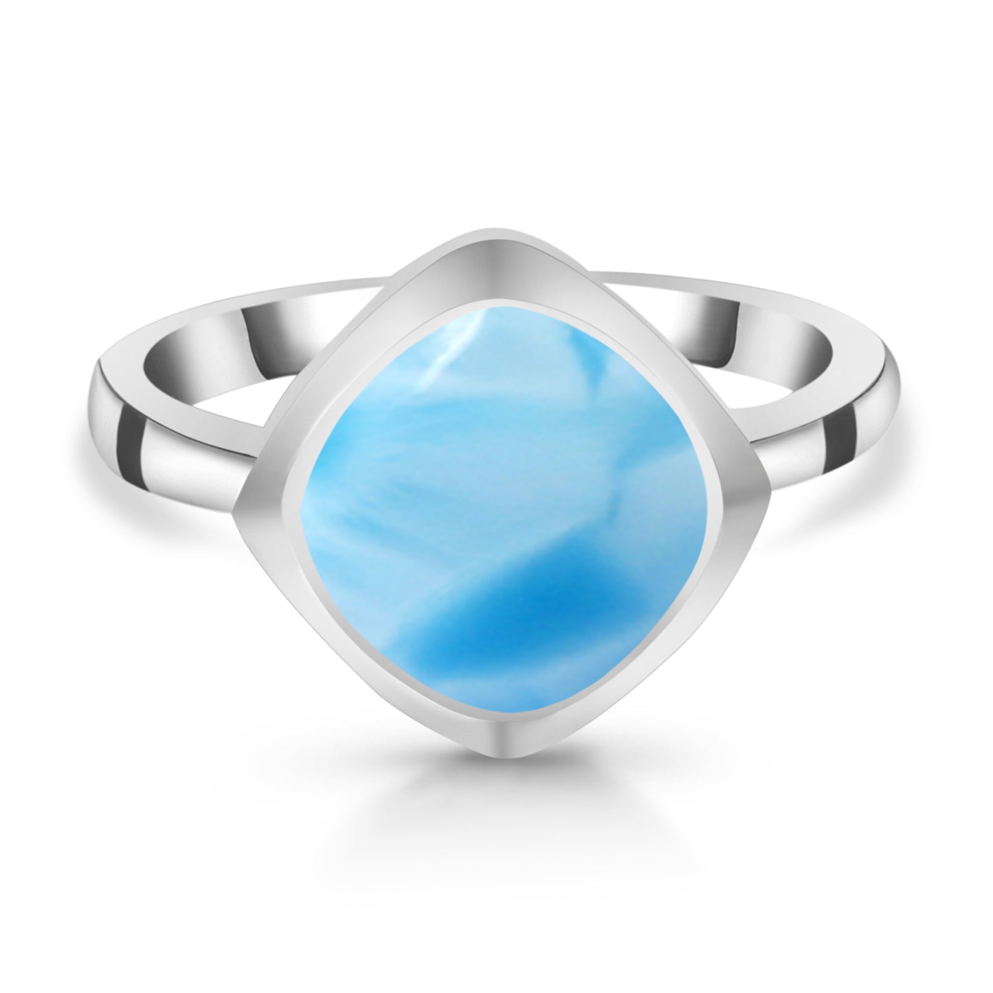 Sterling Silver Ring Larimar  IGR-2550 Size 8