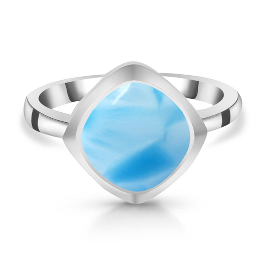 Sterling Silver Ring Larimar  IGR-2550 Size 8