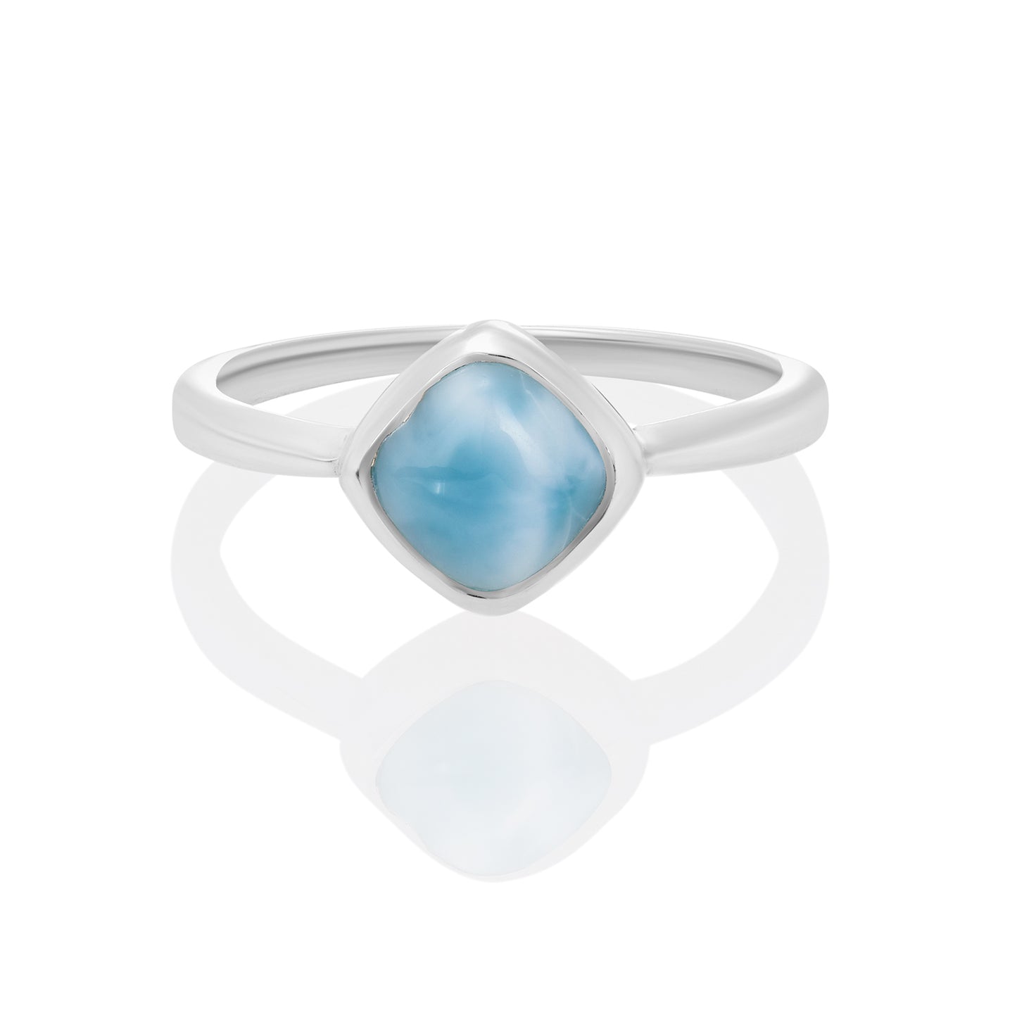 Sterling Silver Ring Larimar  IGR-2547 Size 5