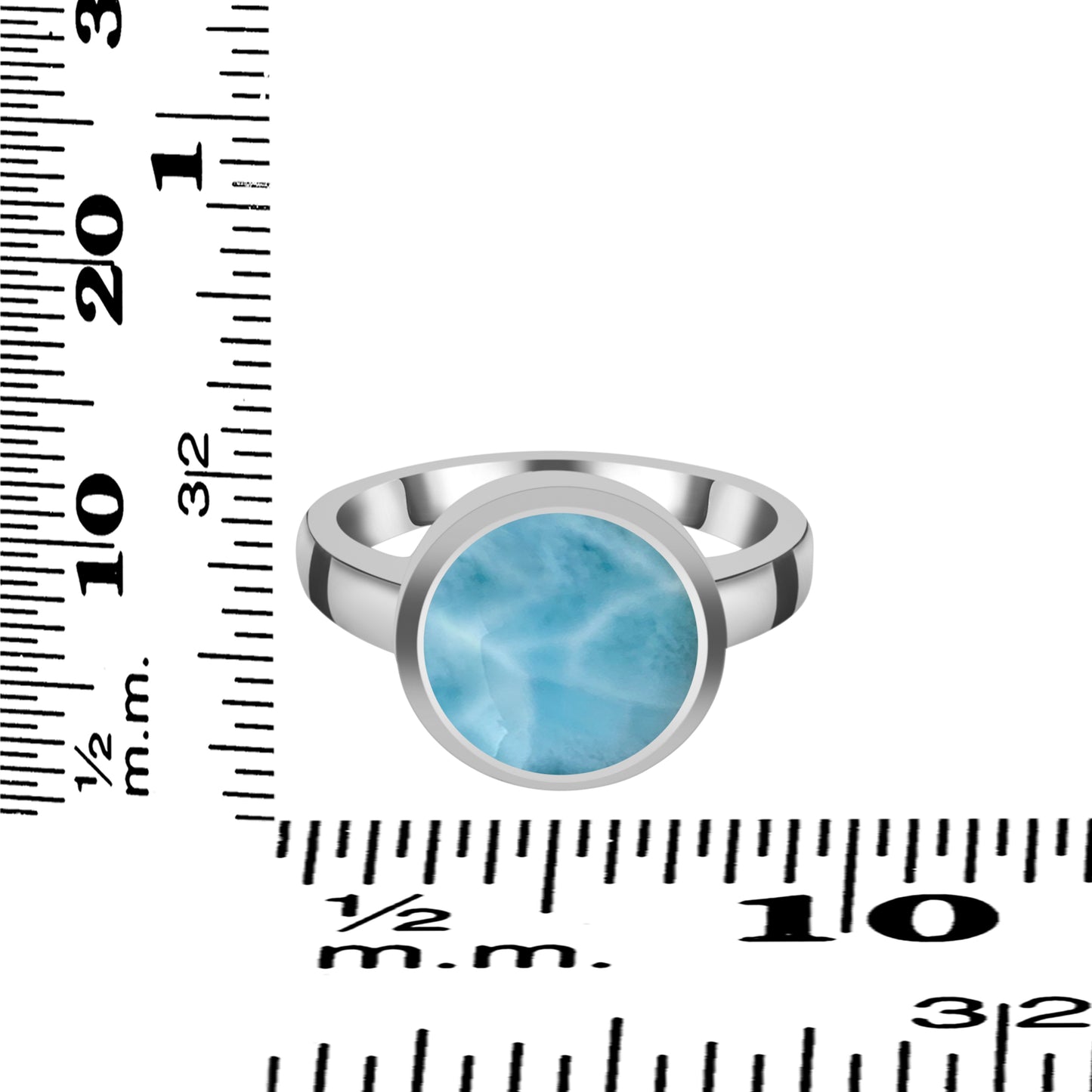 Sterling Silver Ring Larimar  IGR-2364 Size 5