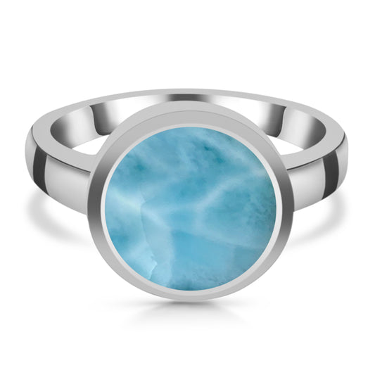 Sterling Silver Ring Larimar  IGR-2364 Size 8