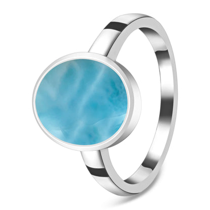 Sterling Silver Ring Larimar  IGR-2514 Size 7
