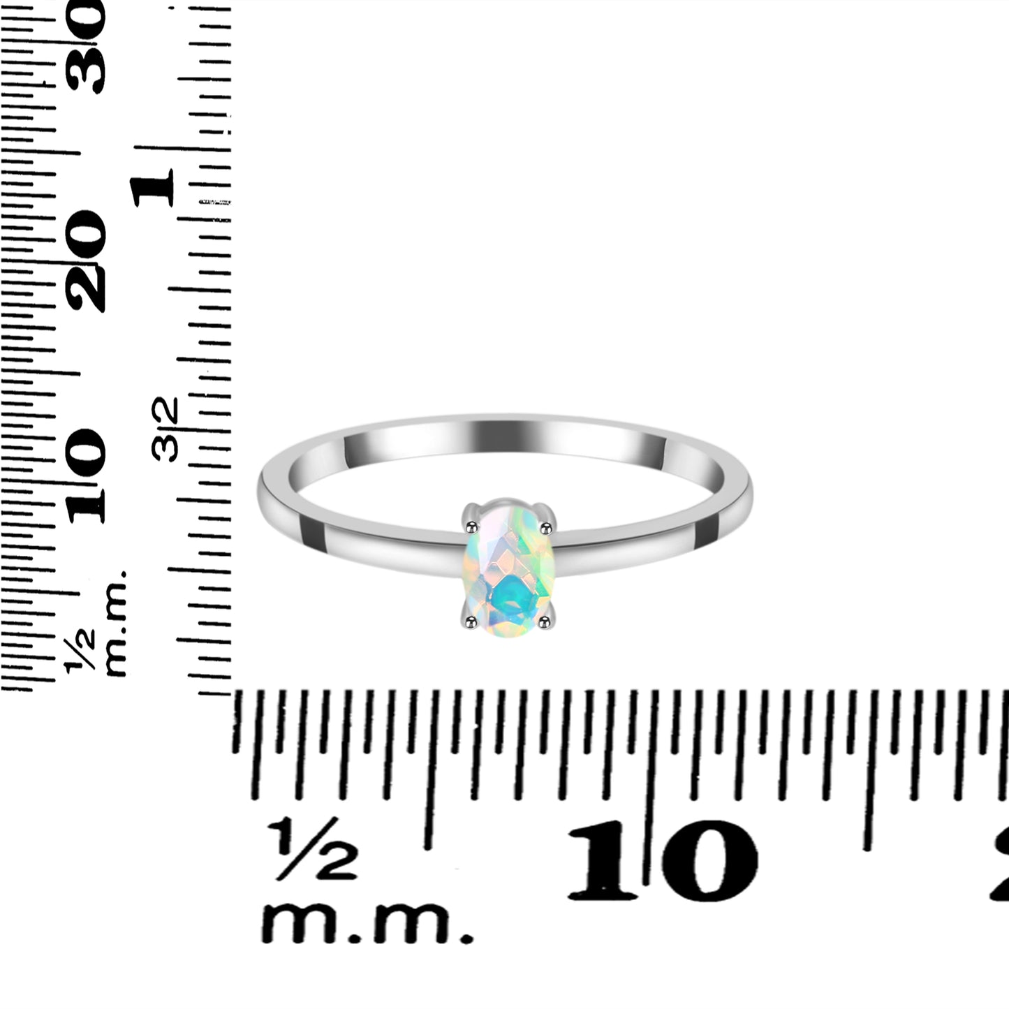 Sterling Silver Ring Opal  IGR-2499 Size 7