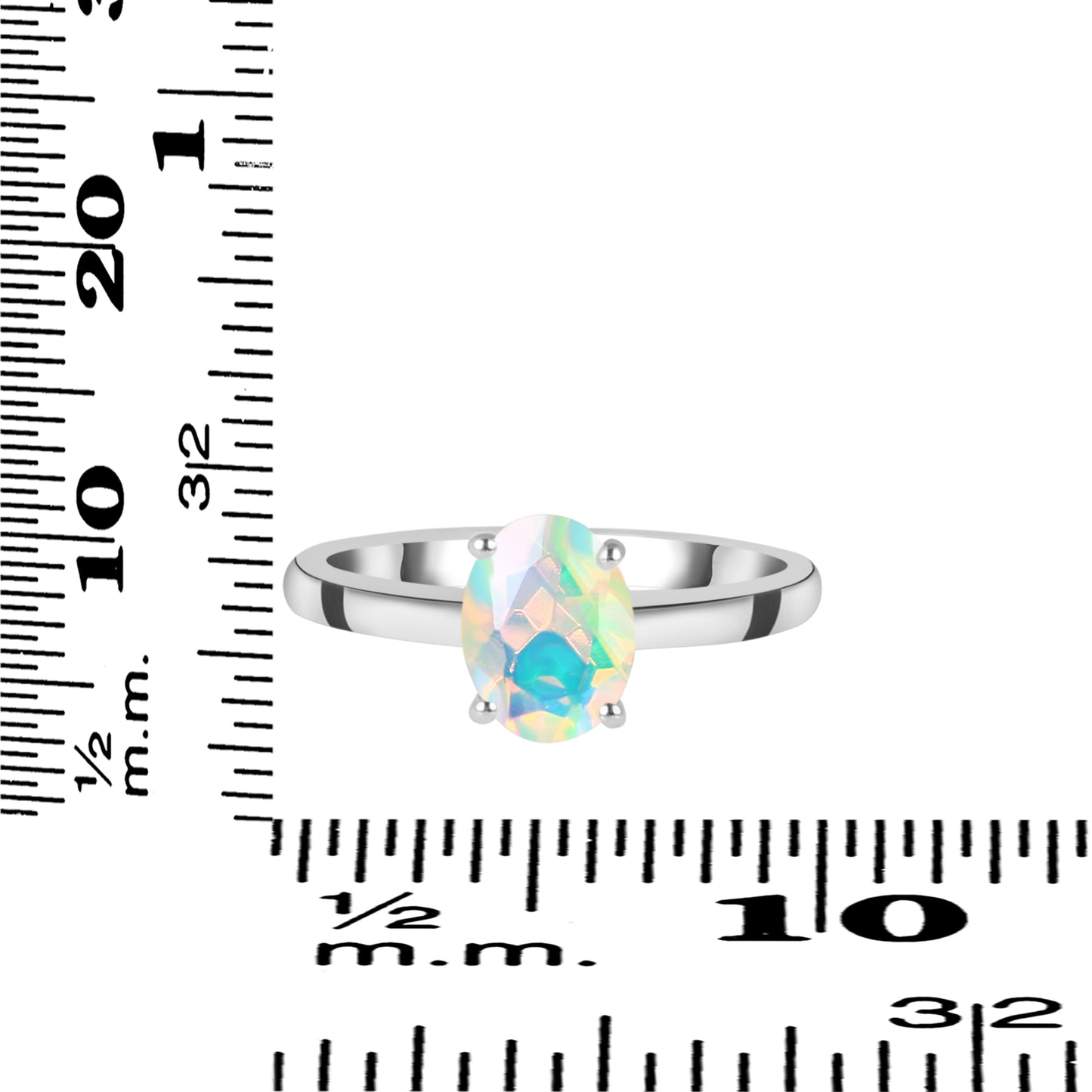 Sterling Silver Ring Opal  IGR-249 Size 5