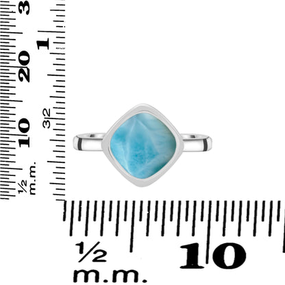 Sterling Silver Ring Larimar  IGR-2549 Size 6