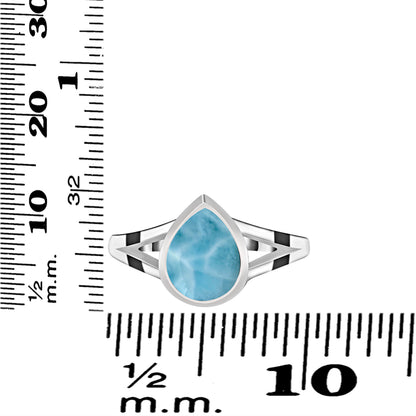 Sterling Silver Ring Larimar  IGR-2827 Size 5