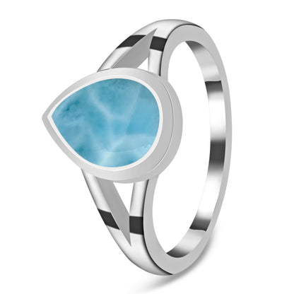 Sterling Silver Ring Larimar  IGR-2827 Size 10