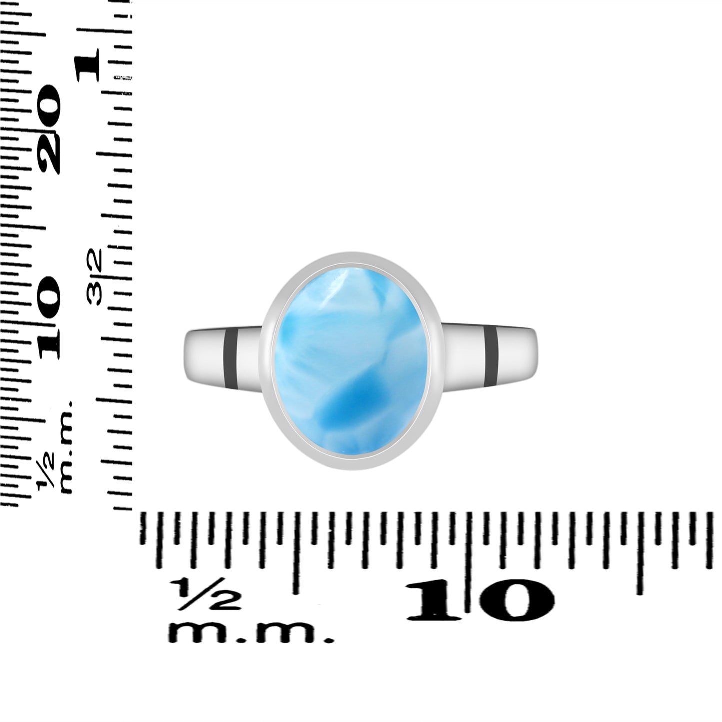 Sterling Silver Ring Larimar  IGR-1819 Size 5